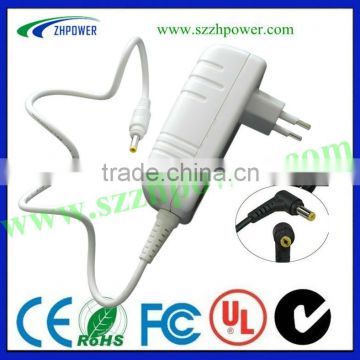 ac adaptor 12v 1000ma EU.AU. white (colour) pass UL.KC.FCC.SAA.for LED monitor,POS,CCTV camera