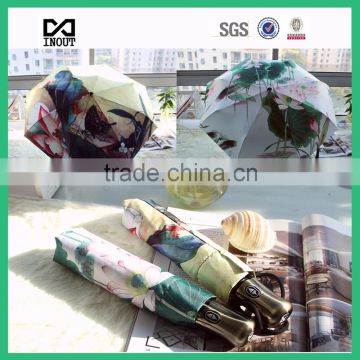 Heat transfer sublimation print auto open close degital 21 inch full color automatic umbrella