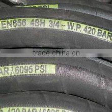 Hot Selling SUFEITE high pressure Steel Wire Spiral hydraulic hose DIN 4SH Rubber hose Pipe