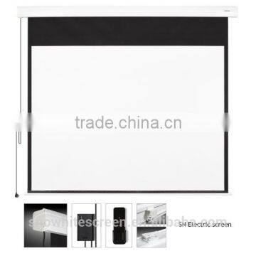 Luxury Motorized Projection Screen for Home Cinema/office/projector Screen 100'' 120'' photo-5