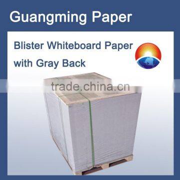 gray back bilster paper