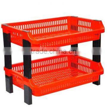 2 TIERS PLASTIC MULTI PURPOSE RACK 5513/2