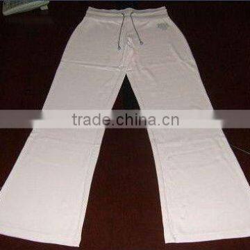 Women's White Color Casual Winter Pants