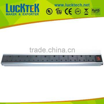 South African rack mount vertical aluminum pdu