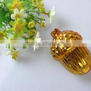 china factory wholesale glass customize christmas ball /pine cone shape glass ball house decoration