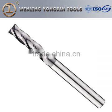 Carbide End Mills(milling cutter)3Flutes square end mills long shank