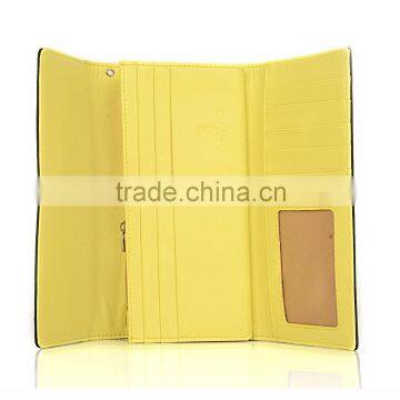Guangzhou OEM/ODM Leather Wallet Supplier Luxury Fancy Geniune Leather Credit Card Wallet With Custom Logo photo-6