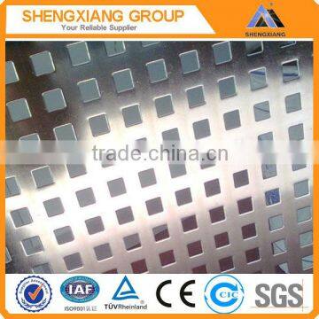 galvanized square hole perforated metal & perforated sheet