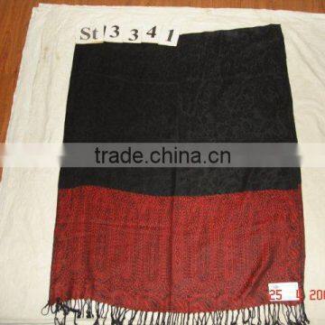 Viscose jacquard pashmina shawls