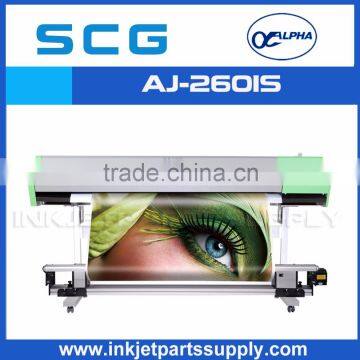 High speed double Dx5 print head Alpha eco solvent printer