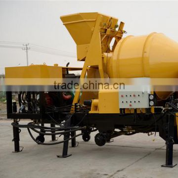 2016 hot sale! diesel concrete mixer with pump for sale, low cost for concrete mixer with pump