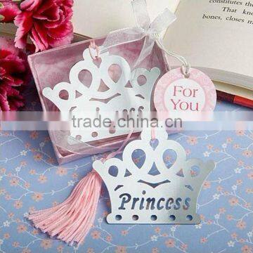 PINK Prince & Princess Mental Bookmarks For Wedding Gifts