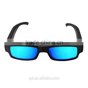 High definition 1080P 5MP 20 to 30fps AVI video recording hard to find hidden camera sunglasses