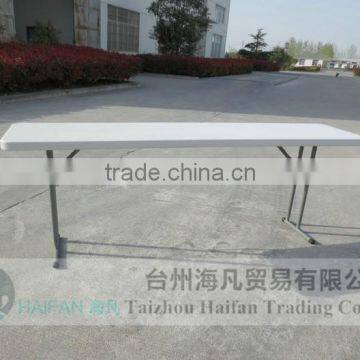 High Quality HDPE 183cm White Meeting Table/special Table for Conference With Removable Legs photo-4