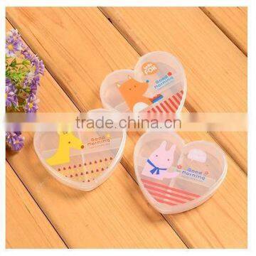 Cute Small Durable Plastic Pill Case/Box Wholesale