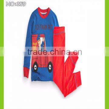 Children Clothes Baby Animal Pajamas Kids Lovely Sleepwear Girls Dark Blue Pyjamas Cheaper Price Hot Sell photo-3