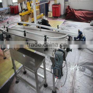 High Friction Slat Chain Conveyor Line With Anti-slip Rubber for Uplifting Material Handling photo-6