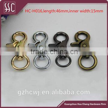 metal dog hook,dog hook for bag decoration, Guangzhou metal dog hook on wholesale