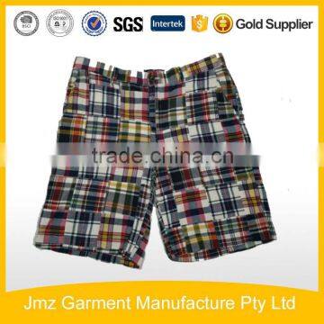 New High Quality Plaid Shorts for Man