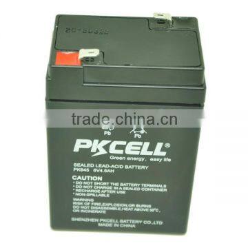 2016 high power VRLA battery Sealed Lead Acid Battery 6v 4.5ah car battery