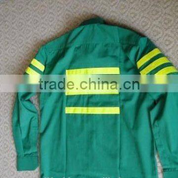 Green or Blue Ployester Cotton High Quality Wholesale Fashion Europe Market Workwear Overall Work Cloth