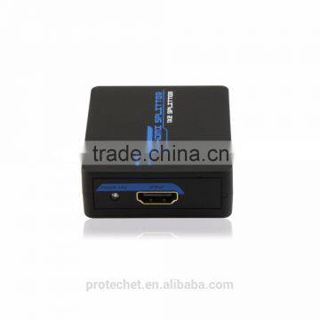 3D 1080P HDMI Splitter 1x2 ABS Case with factory price made in China USB power cable