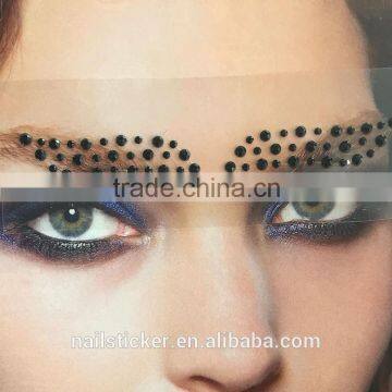 Custom Bindi Sexy Adhesive Eyeshadow Sticker Makeup Crystal Sticker Rhinestone Eye Rock Factory Quality Choice photo-2