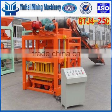 QTJ4-25C Automatic concrete block machine making in China