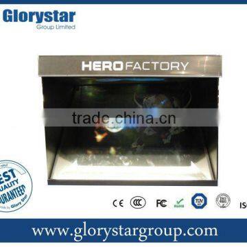 3D display lcd tv advertising 3d holographic display technology products in 3D showcase advertising display