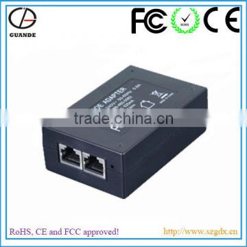 12v 24v 1a dual ports power over ethernet poe injector