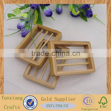 wooden bamboo soap holder