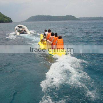 Banana Boat Inflatable Hotdog Tube Ski Towing Floatation 5 Person Beach Pool