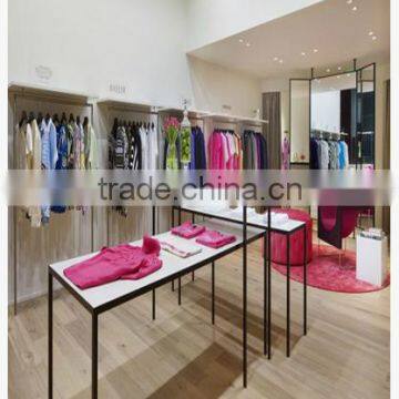 Stainless Steel Wooden Display Stand Display Shelves