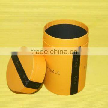 Yellow Round Cylinder Paper Tube Packaging For Men's Underpants
