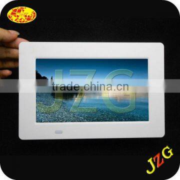 7inch ads portable brilliant digital photo frame support MP3 music video picture playback for promotion & advertising