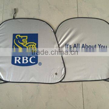 Hot Sales Car Front Window Sunshade/nylon/tyvek Customized Printing Logo Sunshade photo-4