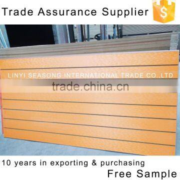 1220*2440*15mm Red Migic Melamine Mdf Slatwall Shelves in Supermarket Shelves photo-3