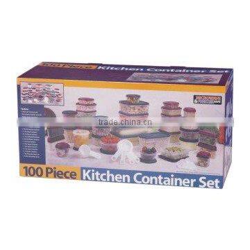 100pc kitchen container set