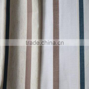 Latest curtain fashion designs window yarn dyed cotton curtains for living room curtains