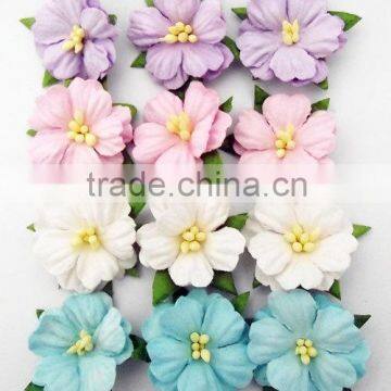 12 pieces Paper blossom size 2 cm item4624183