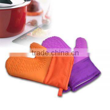 Custom Heat Resistant Kitchen Silicone Cotton Oven Glove