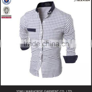 The New Men Casual Classic Plaid Long Sleeved Shirt Selling photo-2
