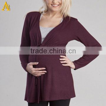 2014 comfortable fashion plain maternity t-shirts