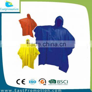 Cheapest Price Customized Printed Top Quality Clear Plastic Poncho