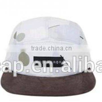 Cotton Fitted Embroidered Snapback 5 Panel Baseball Hat photo-2