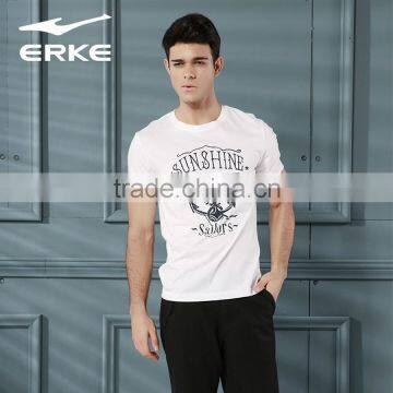 ERKE 2015 Summer Ocean Style Mens Round Neck t Shirt With Big Anchors Short 100% Cotton Sleeve T-shirt for Man Wholesale/OEM photo-6