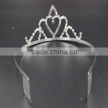 Wholesale Small Princess Crown Hairband Wedding Bridal Tiaras and Crowns photo-4