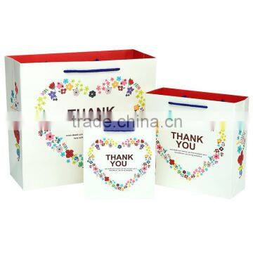 Custom design factory price white paper bag for candy packaging