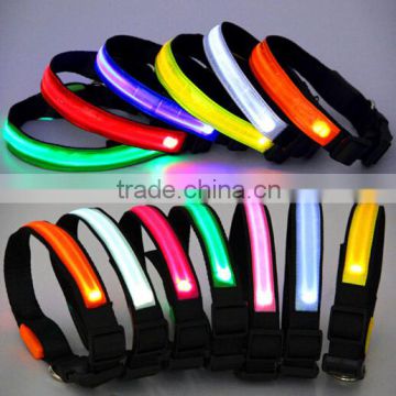 Wholease led flashing pet collar/led pet collar/led dog collar