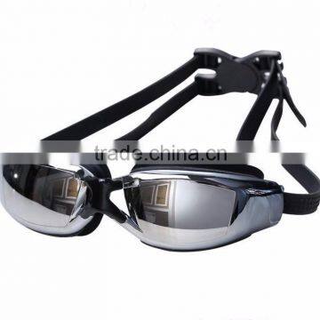 Coool design electroplated waterproof swimming goggles anti fog swimming glasses for adults